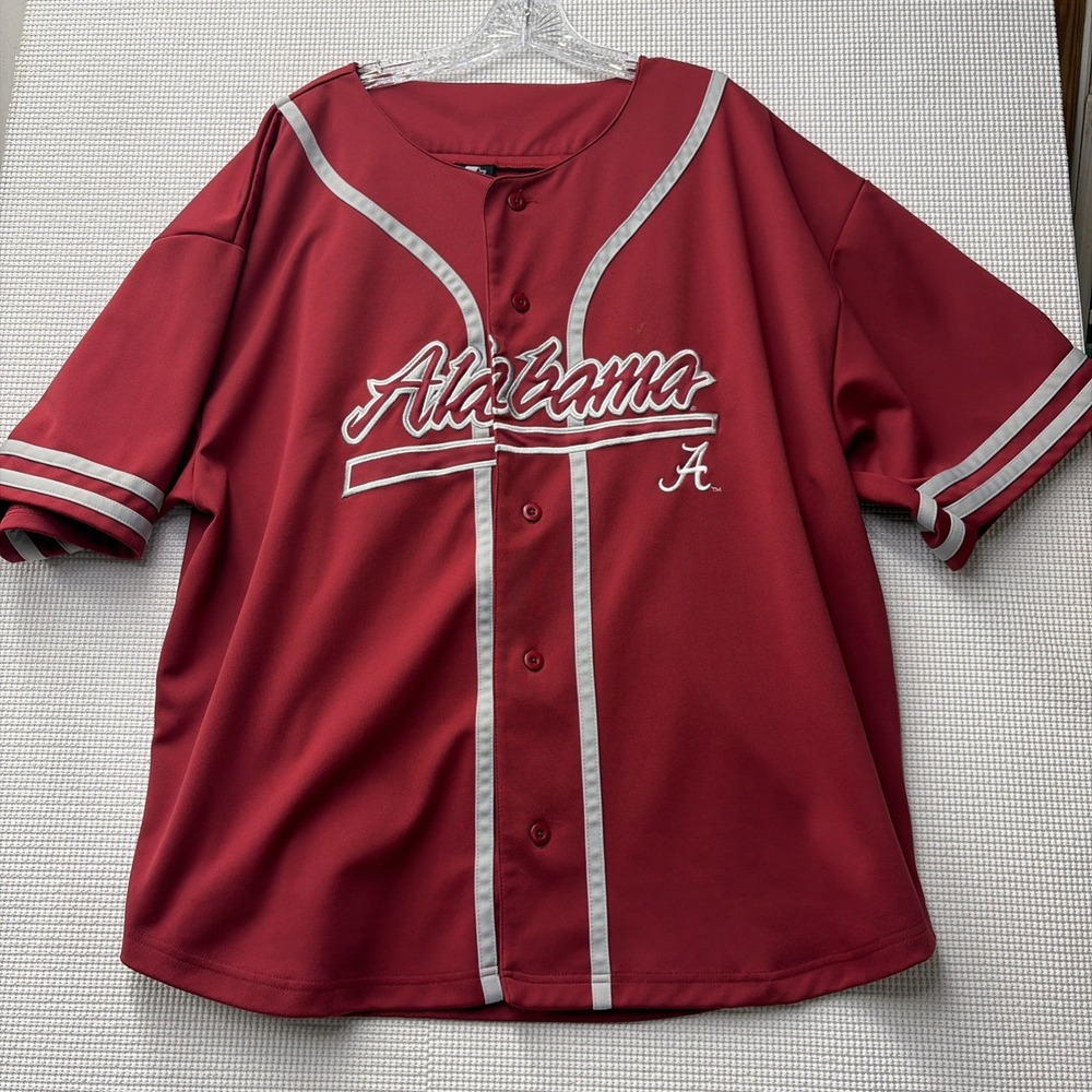 Alabama Crimson Tide Men's XL NCAA Football Jersey Button Down